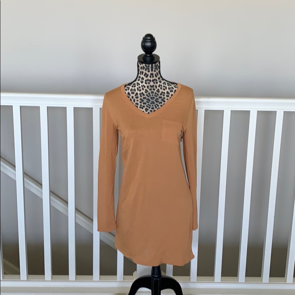 Mustard Tunic/Dress w/ Pocket